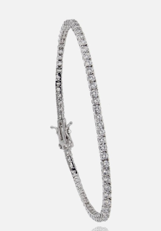 Bracciale Tennis Donna in Argento