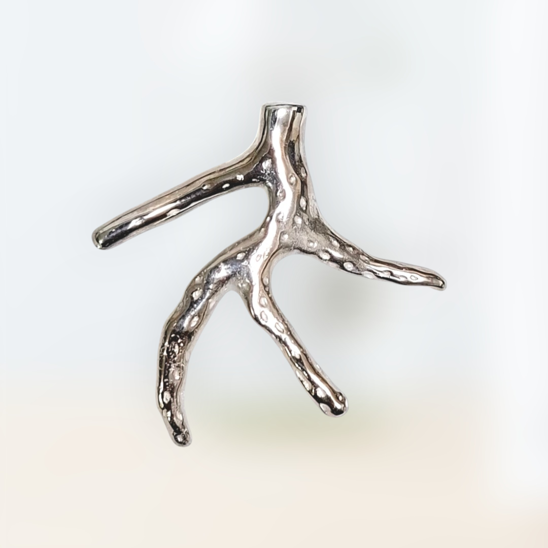 Pendente Ramo di Corallo in Argento  Tit.925/000